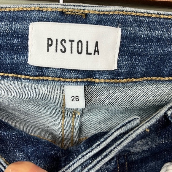 NWT Pistola Audrey Figueroa Crop Mid Rise Skinny Stretch Denim Jeans Size 26 - Picture 7 of 12